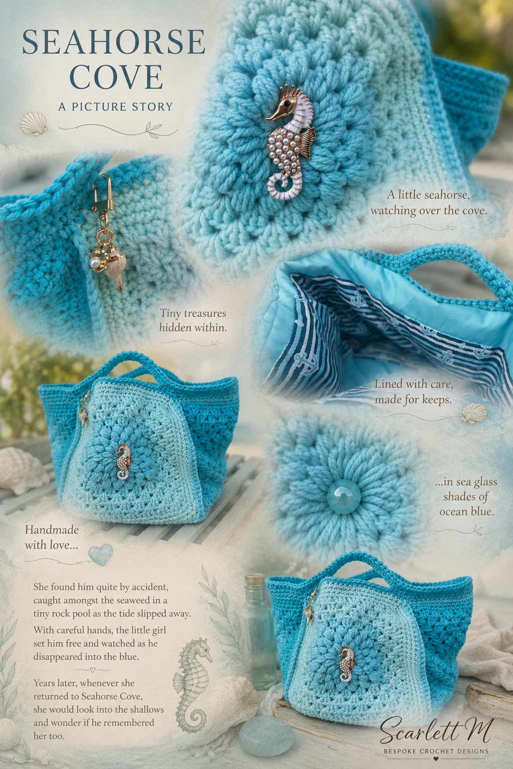 Seahorse Cove Keepsake bag