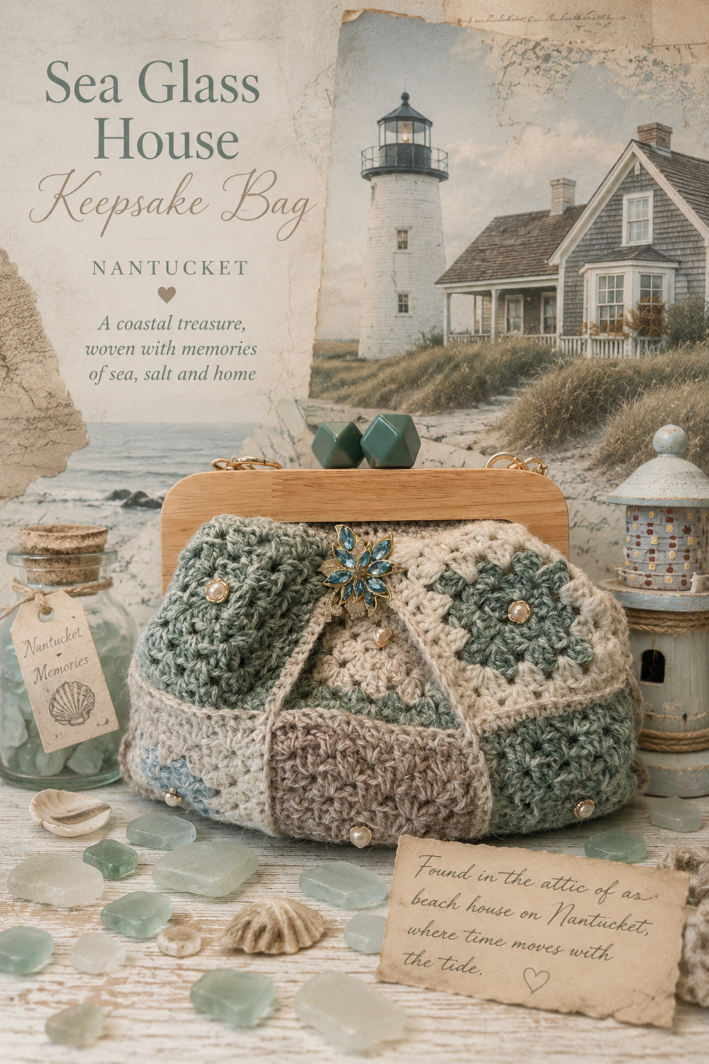 The Sea Glass House Keepsake bag