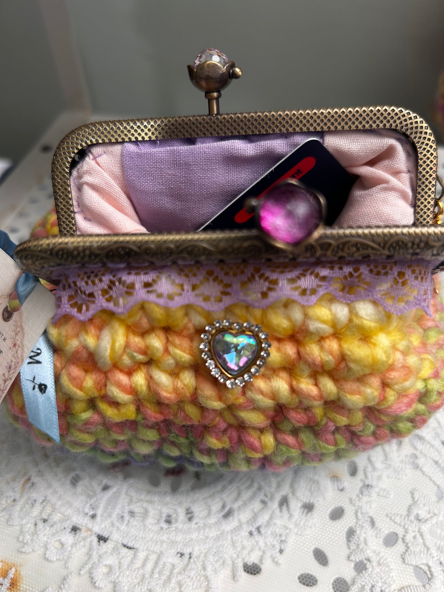 Pocket Heirloom Purse- The Sweet Pea