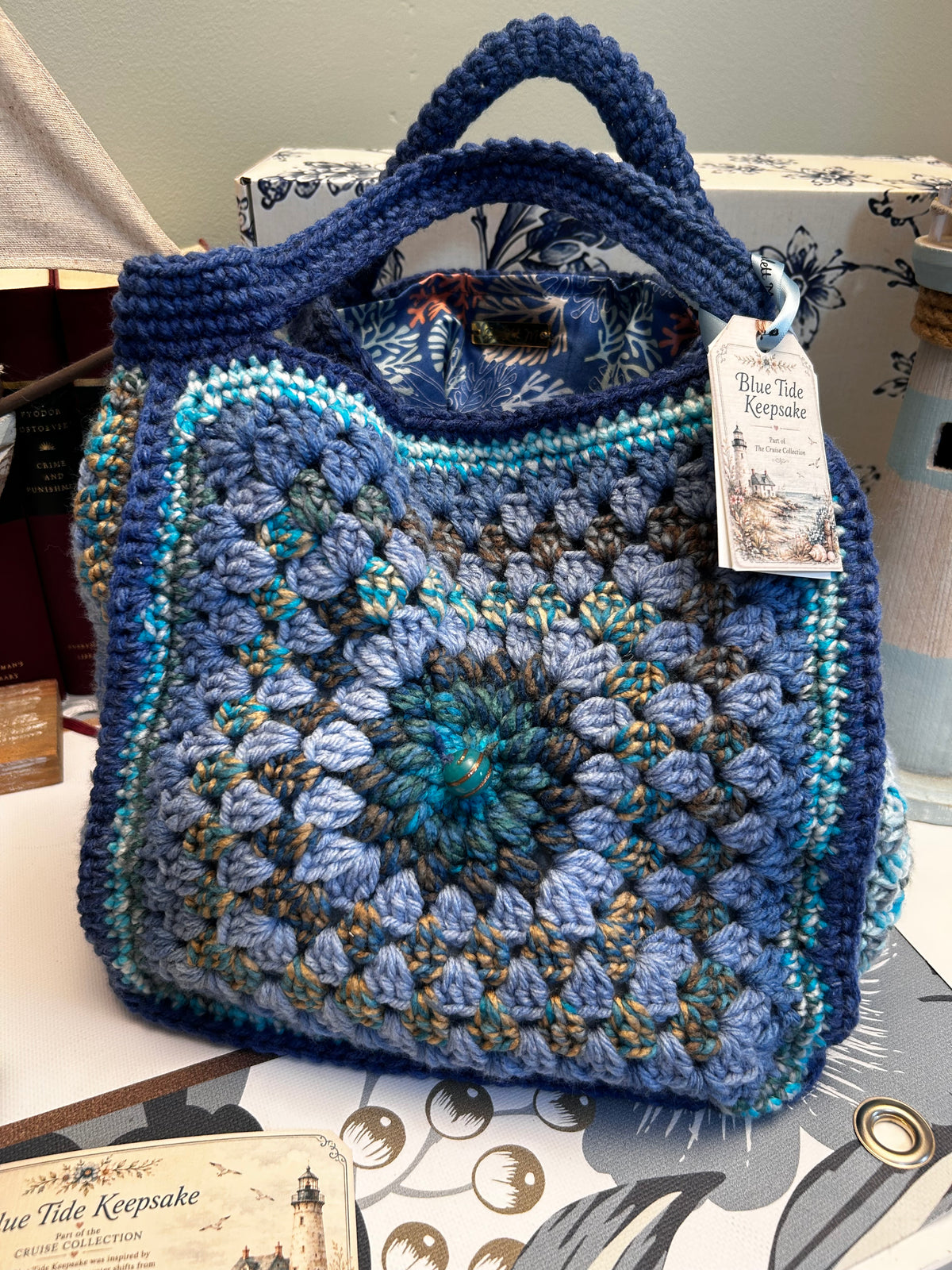 Blue Tide Keepsake story Bag