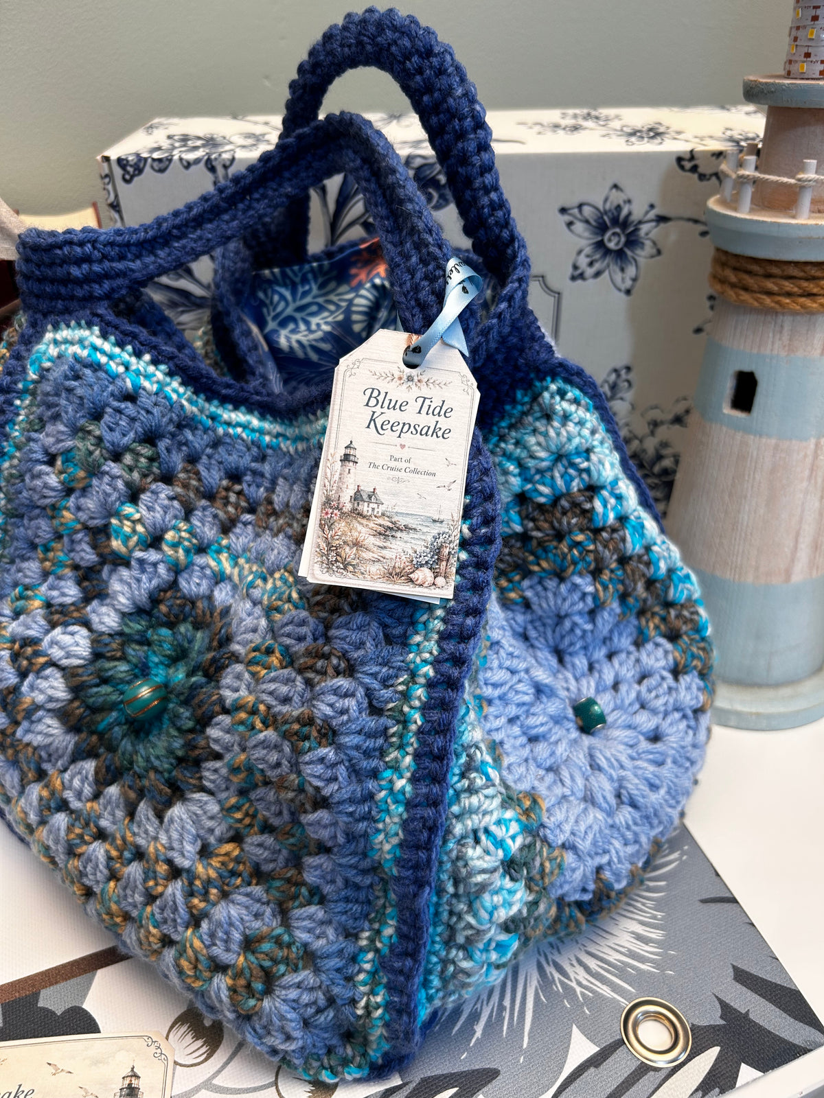 Blue Tide Keepsake story Bag