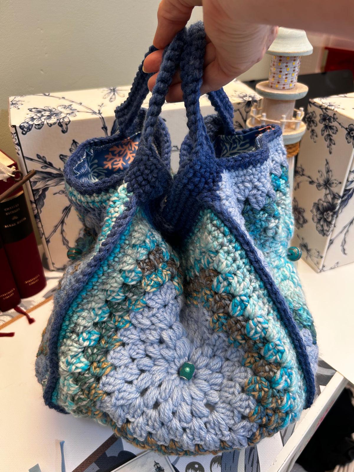 Blue Tide Keepsake story Bag