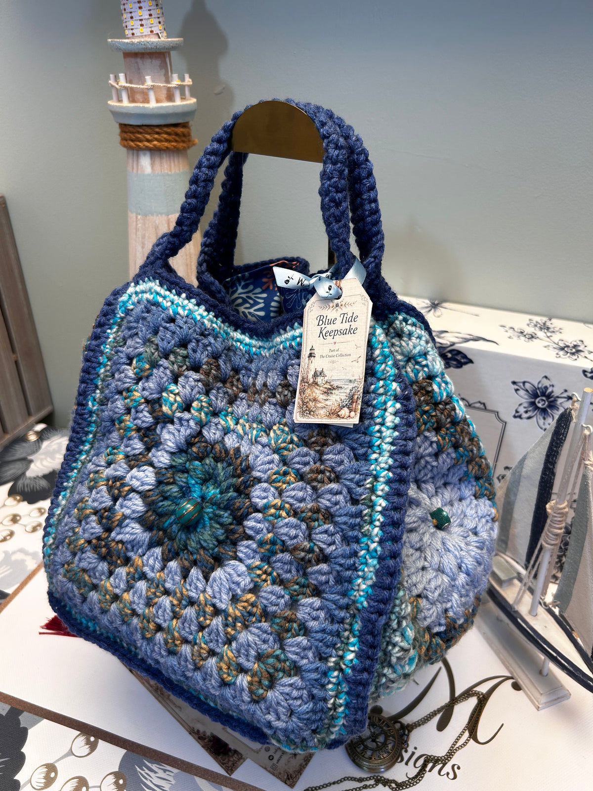 Blue Tide Keepsake story Bag