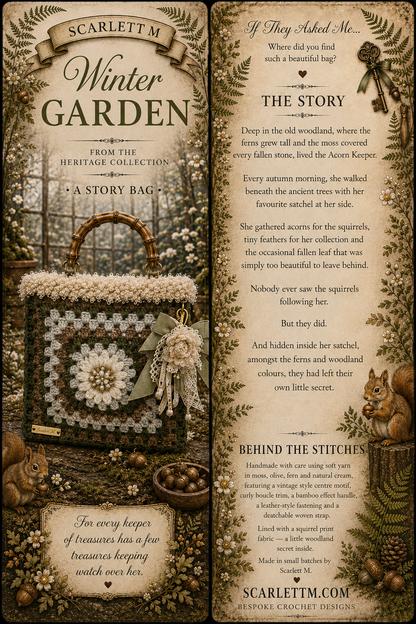 Winter Garden- story bag